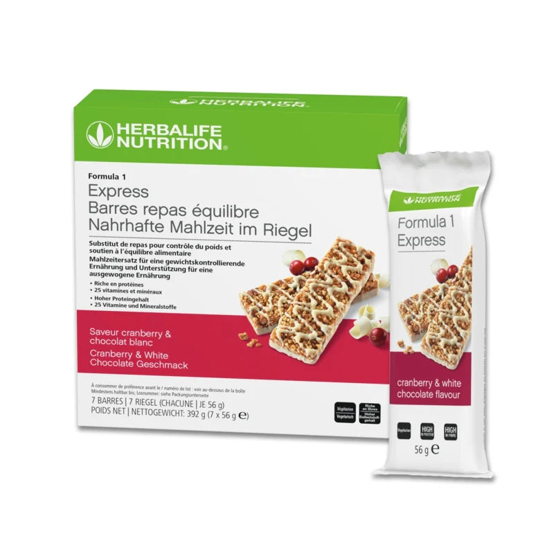 HERBALIFE - Formula 1 Express Riegel Dark Chocolate (7 Riegel)